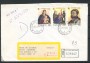 1993 - VATICANO - LOTTO/47690 - HANS HOLBEIN  3 V. SU BUSTA RACCOMANDATA PER COMO