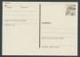 1979/80 - LOTTO/17130 - BERLINO - 40pf. WOLFSBURG CARTOLINA POSTALE - NUOVA