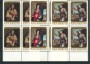 1980 - LOTTO/8011Q - SAN MARINO - NATALE 3V. - QUARTINE NUOVI