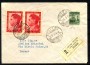 1944 - REPUBBLICA SOCIALE - LOTTO/40146 - BUSTA RACCOMANDATA  PER  TERAMO AFFRANCATURA D'EMERGENZA