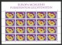 1973 - LIECHTENSTEIN - LOTTO/47831 -  EUROPA  2 MINIFOGLI  DI 20 FRANCOBOLLI NUOVO