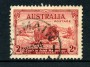 1934 - LOTTO/21549 - AUSTRALIA - 2 d. J.MACARTHUR  - USATO