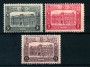 1929/30 - LOTTO/24292 - BELGIO PACCHI POSTALI 4/5/6 FR. PALAZZO POSTE - LING.