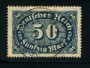 1922 - LOTTO/17787 - GERMANIA REICH - 50m. AZZURRO SCURO - USATO