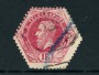1871/78 - LOTTO/24295 - BELGIO - TELEGRAFO - 1 Fr .ROSA - USATO