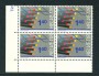 1988 - LOTTO23948 - SVIZZERA - SERVIZIO UIT  FIBRE OTTICHE - QUARTINA NUOVI