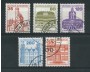 1982 - LOTTO/19010U - GERMANIA - CASTELLI E FORTEZZE 5v. USATI