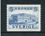1941/53 - LOTTO/21916 - SVEZIA - 5 K. AZZURRO PALAZZO REALE - NUOVO