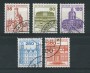 1982 - LOTTO/19010U - GERMANIA - CASTELLI E FORTEZZE 5v. USATI