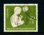 1956 - LOTTO/24244 - GERMANIA FEDERALE - 10+5p. PRO OSTELLI GIOVENTU' - USATO