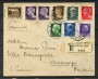 1929 - REGNO - LOTTO/40442 -  AFFRANCATURA MISTA SU RACCOMANDATA DA MILANO A ORSENIGO 