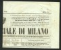 1851 - LOMBARDO VENETO - LOTTO/39939 - 6 K. SU GIORNALE GAZZETTA UFFICIALE