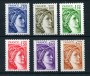 1979 - LOTTO/22644 - FRANCIA - TIPO SABINE  6v. - NUOVI