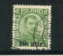 1922 - LOTTO/21098 - ISLANDA - 10a. su 5a. VERDE - USATO