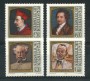 1981 - LOTTO/23547 - LIECHTENSTEIN - VISITATORI FAMOSI 4v. - NUOVI