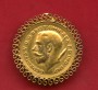 GRAN BRETAGNA  - LOTTO/M47659 - GIORGIO V° RIPRODUZIONE DELLA STERLINA MONTATA COME SPILLA