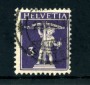 1909 - LOTTO/24286 - SVIZZERA - 3c. VIOLETTO SCURO WALTER TELL - USATO
