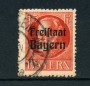 BAVIERA - 1919 - LOTTO/21888 - 15p. VERMIGLIO  USATO