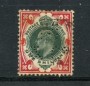 1902 - LOTTO/23156 - GRAN BRETAGNA - 1 SCELLINO  EDOARDO VII° USATO PERFIN