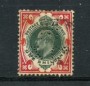 1902 - LOTTO/23156 - GRAN BRETAGNA - 1 SCELLINO  EDOARDO VII° USATO PERFIN