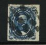 1876/77 - LOTTO/16576 - BRASILE - 50r. BLU PEDRO II° - USATO