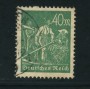 1922 - LOTTO/17786 - GERMANIA REICH - 40m. VERDE - USATO