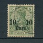 1905 - GERMANIA LEVANTE - LOTTO/20824 - 10pa. SU 5p. VERDE USATO