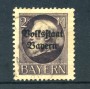 BAVIERA - 1919 - LOTTO/21885 - 2 m. VIOLETTO USATO