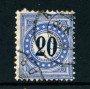 1878/1880 - LOTTO/23980 - SVIZZERA - SEGNATASSE -  20c. OLTREMARE - USATO