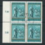 1979 - LOTTO/16409QU - AUSTRIA - SORDOMUTI - QUARTINA USATA