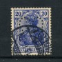 1905 - LOTTO/17697 - GERMANIA - 20p. AZZURRO VIOLETTO  PERFIN - USATO