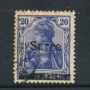1920 - SARRE - LOTTO/20879 - 20p. AZZURRO - USATO