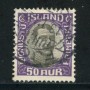1920/30 - LOTTO/21126 - ISLANDA - 50 aur  VIOLETTO SERVIZIO - USATO