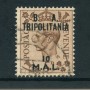1950 - LOTTO/23684 - B.A. TRIPOLITANIA - 10 M. SU 5p. BRUNO - USATO